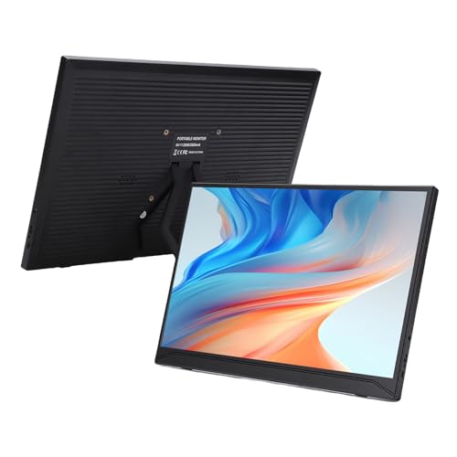 Image of EBTOOLS Laptop Screen Extender, 15.6 Inch 1080P 60Hz Portable Monitor, Second Screen with Type C HDMI Interface, 178 Viewing Angle, Built in Dual Speakers