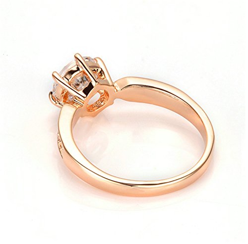 Yoursfs 1.5Ct diamante simulate Solitaire anelli