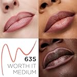 L'Oreal Paris Colour Riche Lip Liner Pencil, Creamy Lip Liner with Omega 3 and Vitamin E, 635 Worth It Medium (Medium Dark Mauve) - Image 2