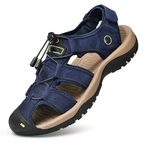 Men Genuine Leather Mens Casual Shoes Outdoor Men Leather Sandals3