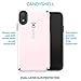 Speck Products CandyShell iPhone XR Case, Quartz Pink/Slate Grey