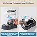 Gardner Pet Futterautomat Katze, 3.85L Wasserspender Hund mit Edelstahlschüssel, Ohne Strom, BPA Frei, Gravitation Wasserspender Katzen, für Mittlere/groß Haustiere (Grau)
