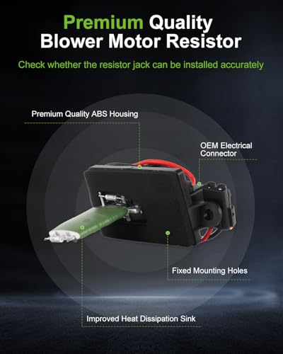 Image of Air Conditioning Heater Fan HVAC Blower Motor Resistor SCITOO Regulator fit for GMC Sierra 2500 1999-2004 /for GMC Sierra 3500 2003, 2005-2006 /for GMC Yukon 2000-2006