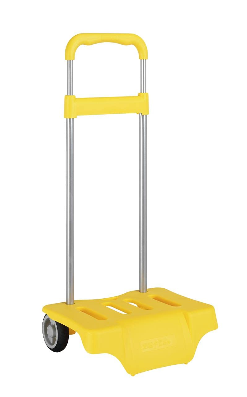 Safta 641090905, Carro Portamochilas Niños Unisex, Amarillo, 50 Cm
