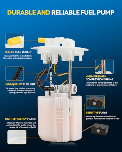 Image of PHILTOP FG1772 Fuel Pump Assembly for Nissan Maxima 2016-2019, Altima 2013-2018, Electric Fuel Pump Module Replacement SP4090M E9183M 17040-3TA0A