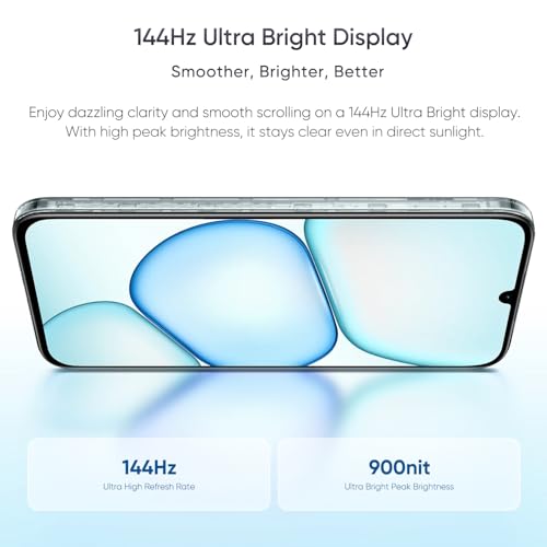 Image of realme C83 5G Smartphone 4+64GB Green, 6.8-Inch Screen, 144HZ Ultra Bright Display, 7000mAh Battery, Rear 13MP+Front 5MP Camera, MediaTek Dimensity 6300, IP64