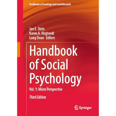 Handbook of Social Psychology: Vol. 1: Micro Perspective