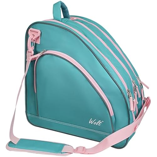 WOLT Skate Bag for Ice, Roller & Inline for Youth and Adults