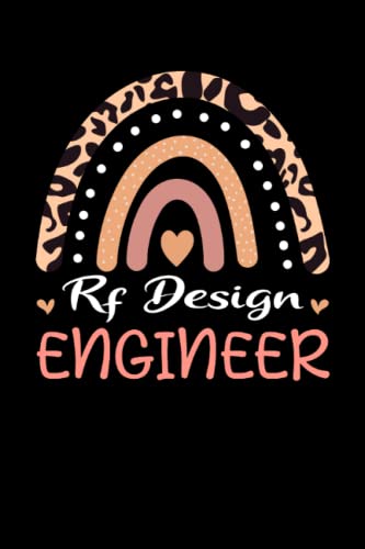 Rf Design Engineer Rainbow leopard Appreciation: Lined Notebook / Journal Gift , 120 Pages , 6X9 ,So