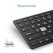 immagine 1OMOTON Tastiera Bluetooth per Android, Compatibile con Samsung o Huawei Tablet e i Smartphone Android, Layout Italiano, Leggera e Sottile, Nera
