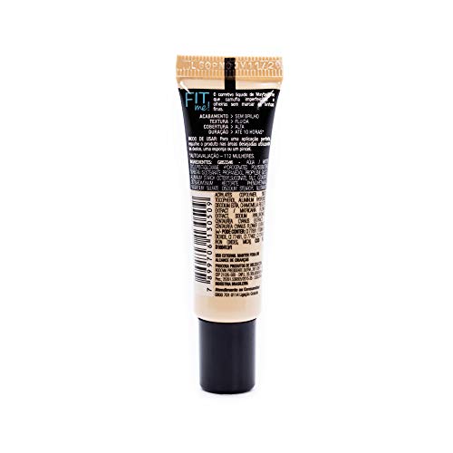 Maybelline NY Corretivo Líquido Efeito Matificador Fit Me 10 Claro, 10ml