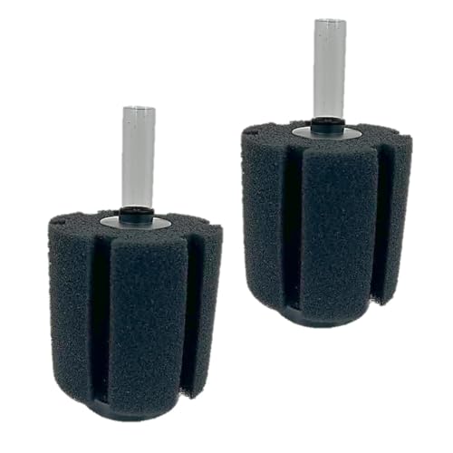 ST TS スポンジフィルター 高密度 フィルター 水槽 投げ込み式 ろ過装置 物理濾過 生物濾過 バクテリア メダカ 金魚 熱帯魚 (大タイプ×2個)