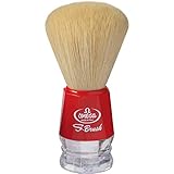 Omega S-Brush Synthetic Shaving Brush Red 10018