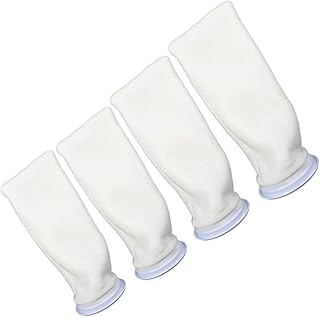 Generic Sacos de Filtro de Aquário - Sacos de Mídia para Filtro de Aquário Feitos de Algodão Sacos de Filtro de Tanque de Peixes Reutilizáveis Com de Borracha Palstic Bolsa de