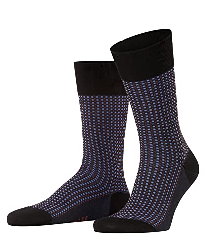 FALKE Men's Uptown Tie Patterned Dress Socks, 1 Pair