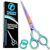 Tycon Hair Cutting Scissors Professional 6.5″ – Japanese Stainless Steel, 2.7″ Razor Edge Blade Barber Scissors – Ergonomic design – Precision Hair Scissors for Smooth Cutting – Salon & Personal Use