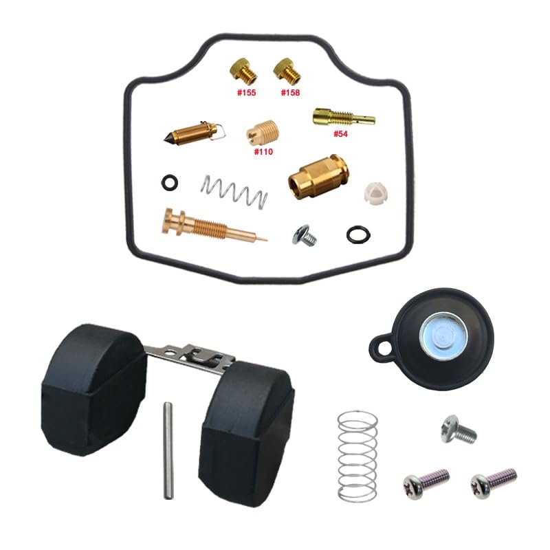 Kit carburateur TT600R 5CH avec flotteur et joints nitrile pour stabiliser le ralenti 116