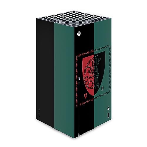 Vinyle autocollant de jeu peau compatible avec Xbox Series X House of The Dragon