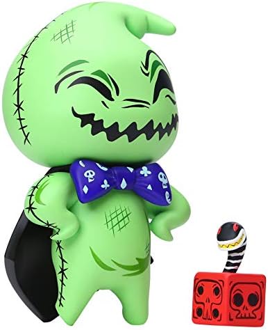 Enesco World of Miss Mindy Disney Villains Nightmare Before Christmas Oogie Boogie with Dice Figurine, 7 Inch, Greem