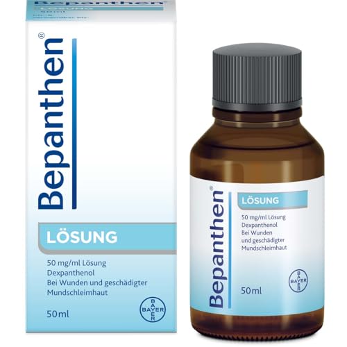 Bepanthen Lösung | Dexpantenol bei Wunden und geschädigter Mundschleimhaut | 50 ml