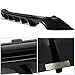KUAFU Rear Bumper Lip Diffuser Compatible with 2014-2016 Lexus IS250 IS350 IS200T Spoiler Splitter 4-Door Only Black ABS Plastic