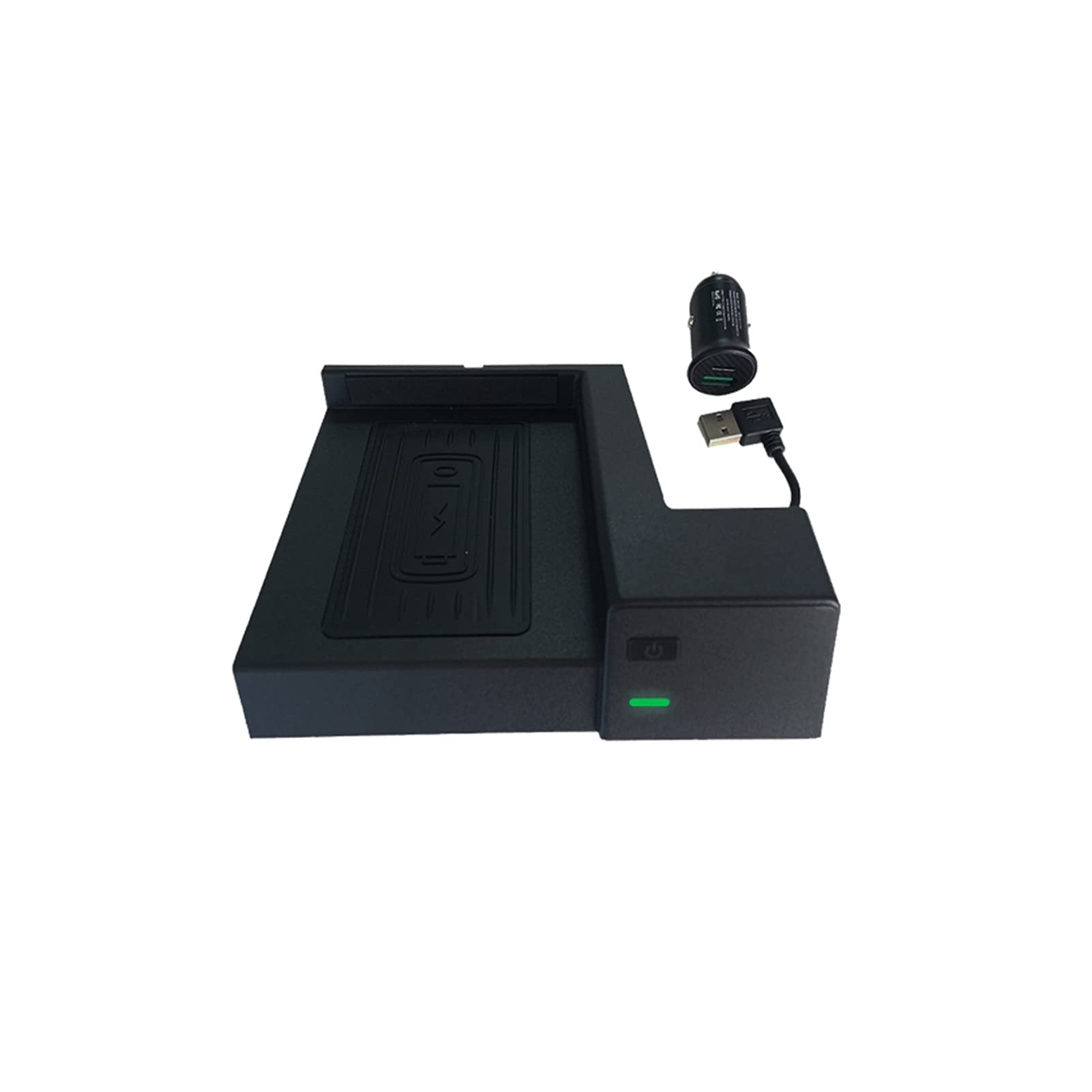 Ładowarka samochodowa bezprzewodowa, do, for Mercedes-Benz, W205 C180 GLC C Class Telefon Ładowarka AMG C43 C63 Szybkie etui ładujące Samochodowa płyta ładująca