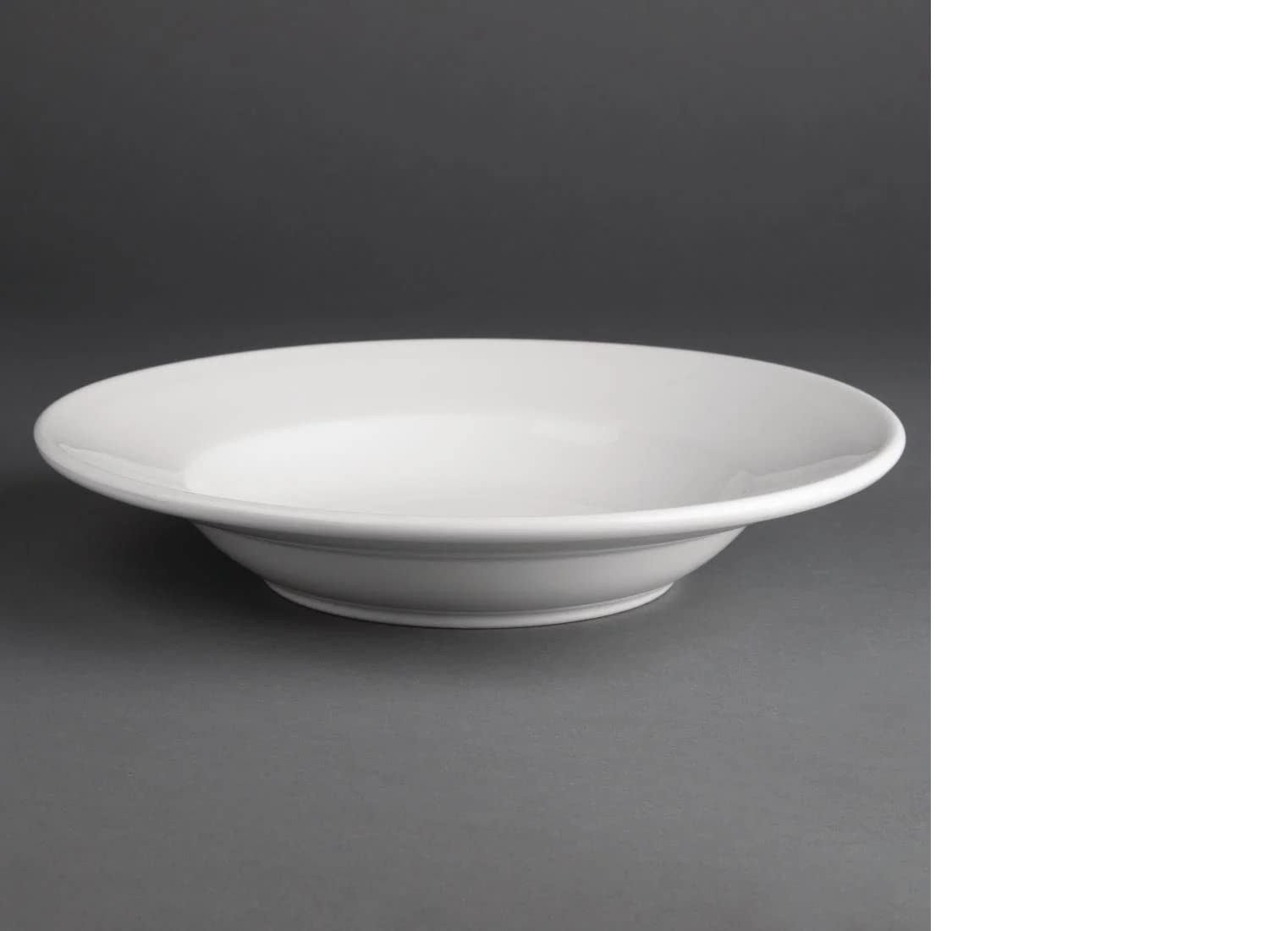 Athena Hotelware - Ciotola da zuppa con bordini, CC214, dimensioni: 23 cm (Confezione da 6).