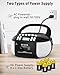 Pbochi Portable Top Loading CD Boombox with AM/FM Stereo Radio, Tape Recorder, Aux in Cable and AC Powered, Battery Operated, Programmable CD Player with LCD Display, Sleep Timer, Headphone Jack