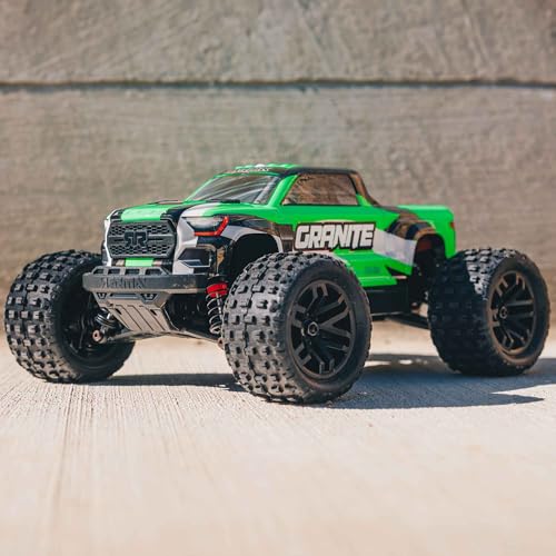 ARRMA RC Truck 1/18 Granite GROM MEGA 380 Brushed 4X4 Monster Truck RTR with Battery & Charger, Green, ARA2102T3 image 6