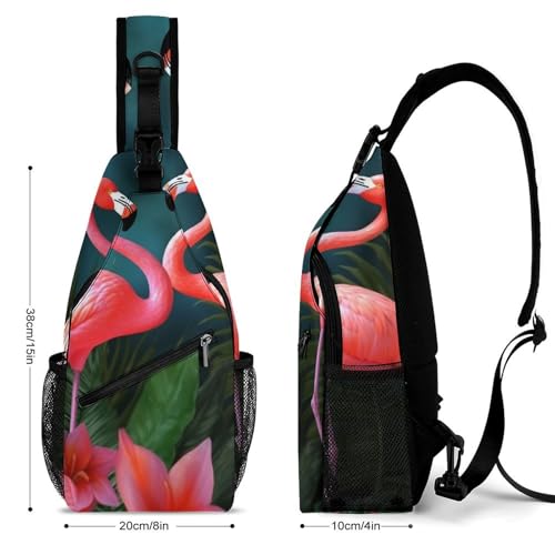 Mochila tipo bandolera blanca para deporte y senderismo miniatura 2