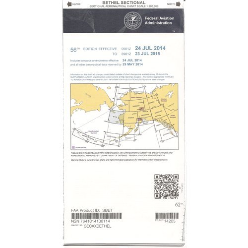 Mapa VFR Seccional Bethel SBET edición actual
