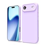 oakxco für iPhone 17 Air Hülle Silikon Case mit Kameraschutz, Ultra Dünn Bunt Handyhülle Mädchen, Einfarbig Handy Hülle Slim Schutzhülle, Matt TPU Weich Gummi Glatt Silikonhülle Bumper, Lila Flieder