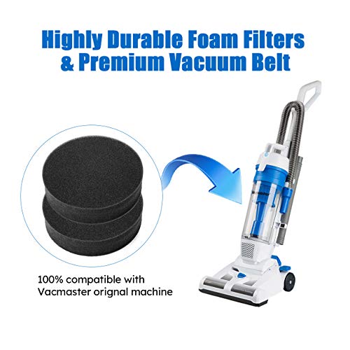 Image of Vacmaster 217163.01 3-Piece Vacuum Kit With Foam Filters & Vacuum Belt