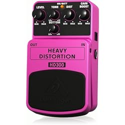 Behringer HD300 HEAVY DISTORTION Effects Pedal,Pink
