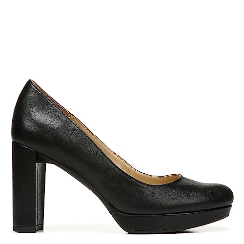 Naturalizer Womens Berlin Chunky High Heel Platform Pump,Black Smooth,8.5 - Thumbnail 4
