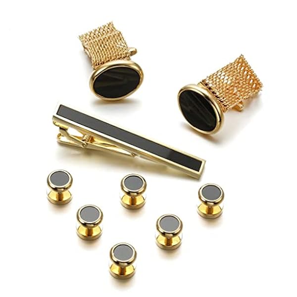 generisk kostymklänning lapel knappar manschetter kostym manschettknappar matchande skjorta tillbehör dating party (D Som visas på bilden)