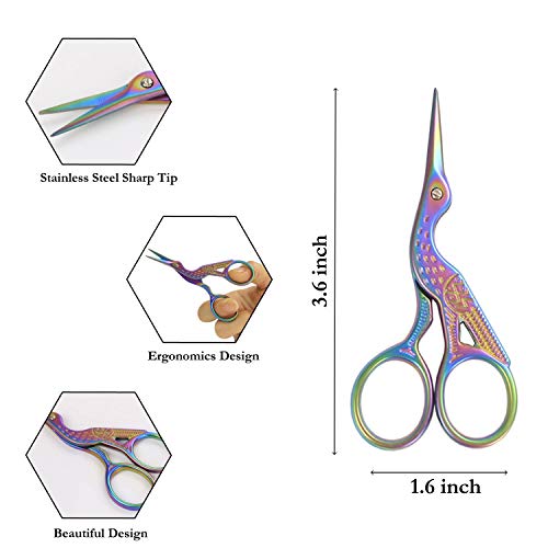 Bihrtc Sewing Scissors Stork Scissors For Fabric Scissors Heavy Duty Stainless Steel 9 Inch Professional Tailor Shears Set For Tailoring Sewing Dressmaking Quilting Sharp Scissor Pack Of Tape Measure #TOP2