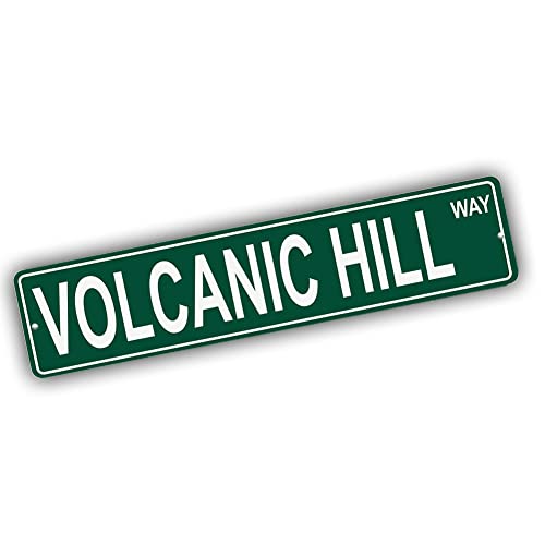 Brotherhood Aluminum Street Sign for Volcanic Hill - Nevada Man Cave Decor
