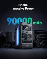 Anker SOLIX C300X DC Tragbare Powerstation mit 100W Solarpanel, 288Wh LiFePO4-Akku, 300W Solargenerator, für Outdoor, Camping, Reisen und Notfälle – Ansicht 2