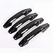 eLoveQ Gloss Black 4 Door Handle Covers Compatible with 2014-2018 Chevy Silverado+GMC Siera 1500+2500+3500 Without Smart keyless