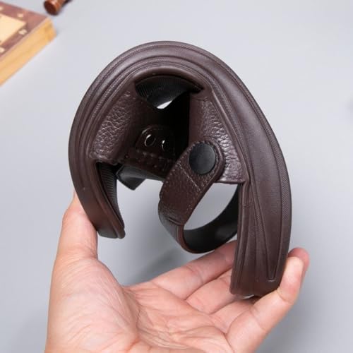 Premium Comfort Faux Leather Sport Outdoor Sandals Sildes Summer Slippers For Men Yoga Mat Flip Flops Indoor Footwear4