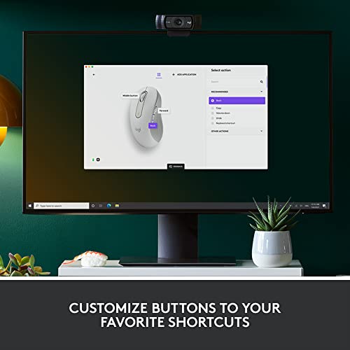 Image of Logitech Signature M650 Wireless Mouse - for Small to Medium Sized Hands, 2-Year Battery, Silent Clicks, Customisable Side Buttons, Bluetooth, for PC /Mac /Multi-Device /Chromebook - Off-White