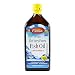 2 Bottles of Carlson Laboratories - The Very Finest Fish Oil Lemon Flavor, 1600 mg, 16.9 fl oz liquid, Total 33.8 Fl Oz
