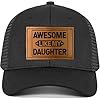 Gifts for dad from daughter fathers day hat birthday gifts for dad from daughter adjustable fit comfortable cotton perfect for fathers day awesome father daughter trucker hat  urban country home decor
