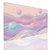 Mouse Pad Large Gaming Mouse Mat Mint (4), Waterproof Desk Mat Pad 31x16in, XXL Mousepad with Non-Slip Rubber Base, Extended Protector Keyboard Desk Matt, Mouse Pads Mats Rugs with Stitched Edges