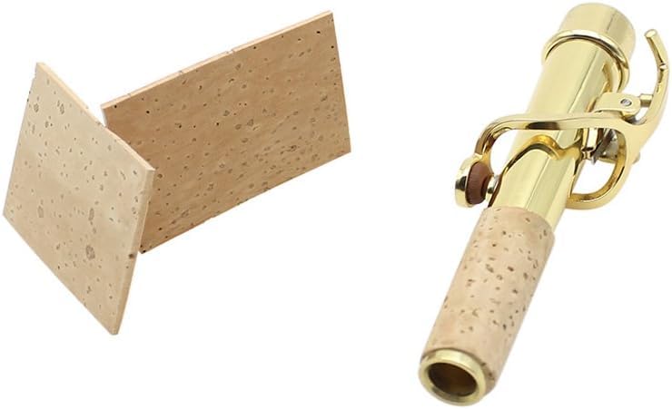 10 Piezas De Corcho Universal Para Saxofón (cuello De Corcho). Compatible Con Saxo Alto, Soprano Y Tenor. Material De Alta Calidad, Antioxidante, Ecológico, Inodoro. Repuesto Profesional.
