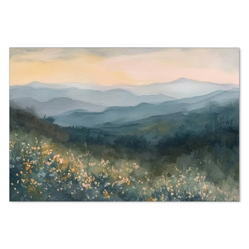 Haitunone Appalachian Mountains Wall Art Nature Landscape Smoky Mountains Poster