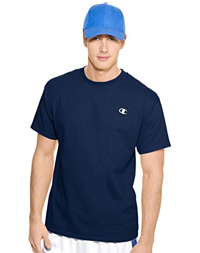 Champion Men's Jersey T-Shirt, Navy, X-Large