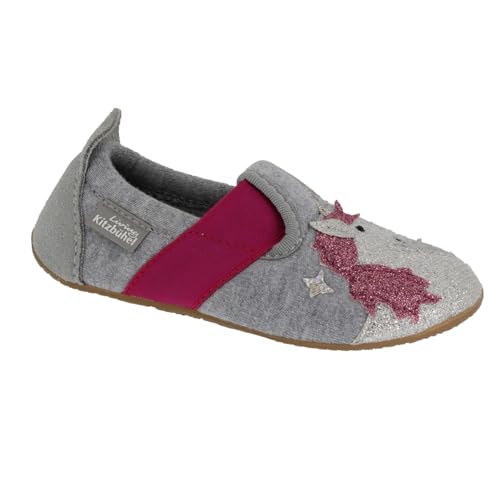 Living Kitzbühel - Einhornzauber - Hausschuh (26 EU Hellgrau)