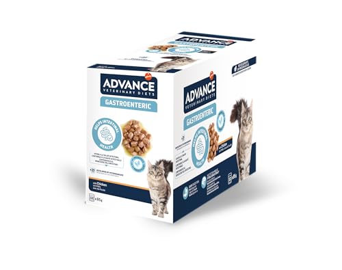 Advance Veterinary Diets Gastroenteric | Wet food for Kittens & Adult Cats in Pouches | Impaired digestion Pancreatic insufficiency | Case 12 x 85g